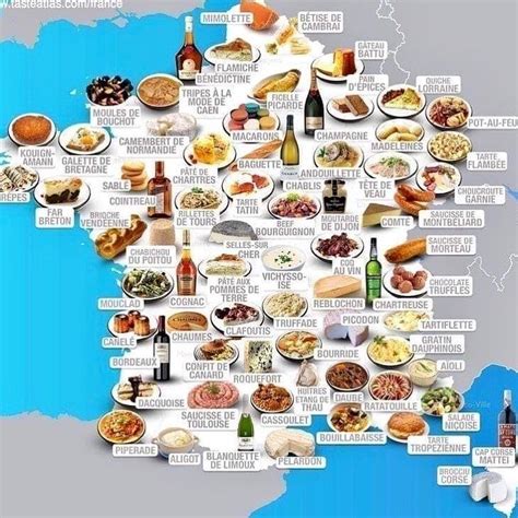 Infographie: Carte des confiseries régionales françaises et leurs spécialités