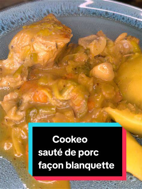 Schéma d’organisation des ingrédients pour la blanquette au Cookeo