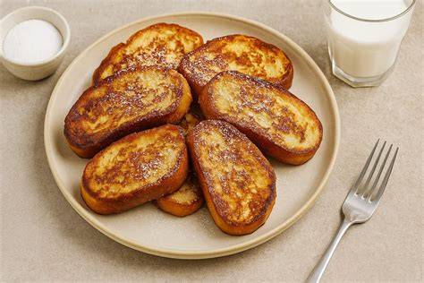 Illustration: schéma de montage des sticks de pain perdu nappés de pâte à tartiner
