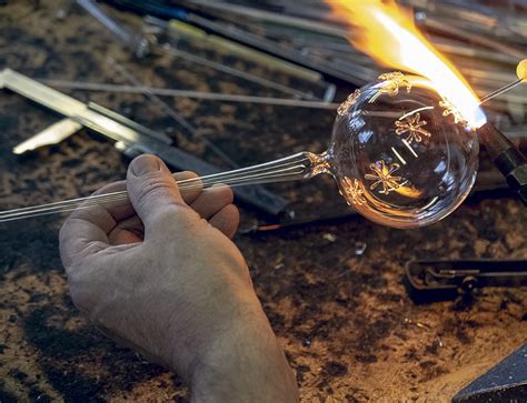 Atelier de soufflage de verre en Bavière