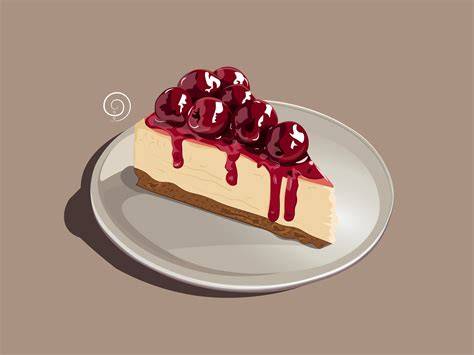 illustration planche de cheesecake variétés
