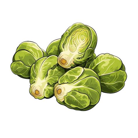 illustration planche petits choux colorés
