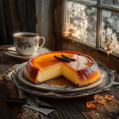 caramel nappe et flan portugais