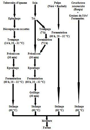 Diagramme substitution farines et fécules