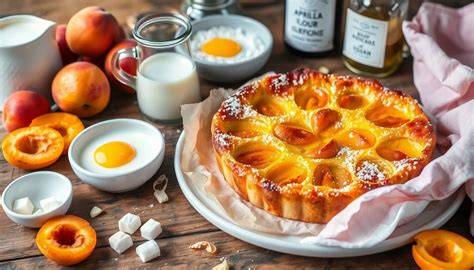 Schéma schéma de montage clafoutis abricot