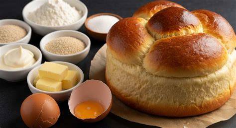 illustration brioche au fromage blanc