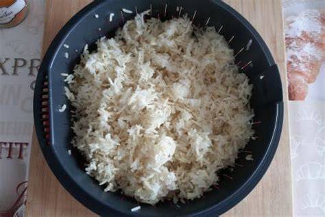 Riz basmati cuisson vapeur au Thermomix