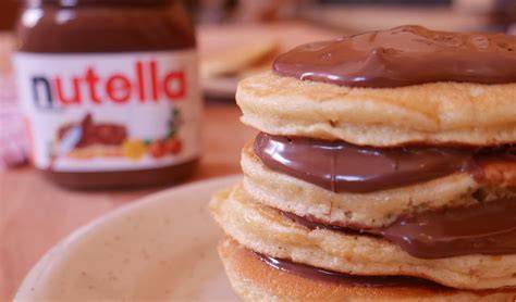 pancakes au Nutella cuisson en couches