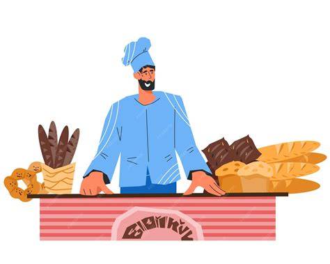 illustration boulangerie pâtisserie