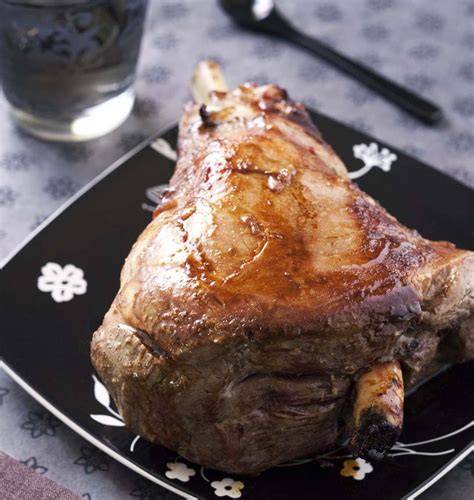 image gigot d'agneau miel cuisson sept heures