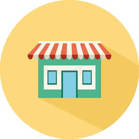 Illustration de la boutique et de l’agencement intérieur