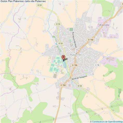 Carte locale montrant Plabennec et l’emplacement de la boutique