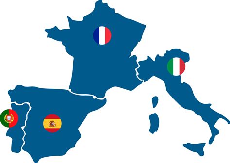 Carte des variations européennes autour du croque: France, Italie, Espagne
