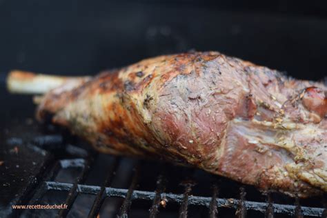 barbecue grille cuisson tranche gigot d'agneau