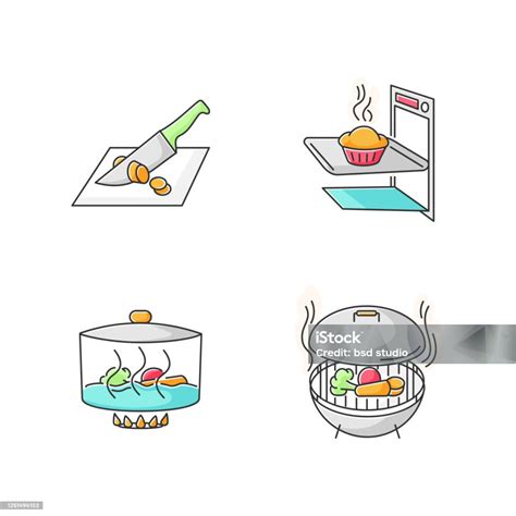 Illustration des étapes de découpe et de cuisson des spéculoos