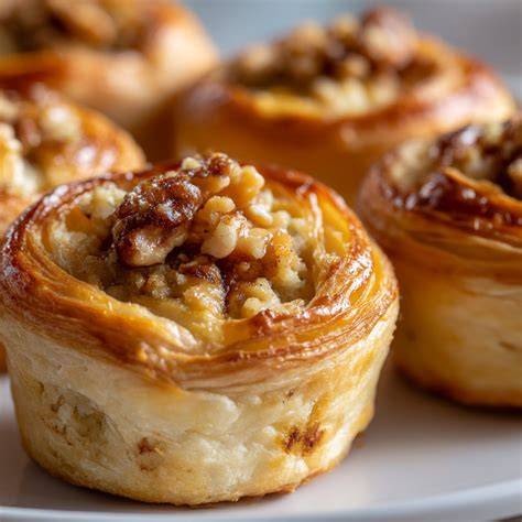 Feuilletés viandes hachées et cuisson