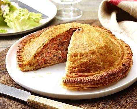 Tourte feuilletée viande hachée