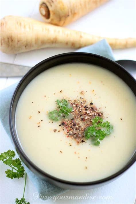 image velouté panais topping beluga