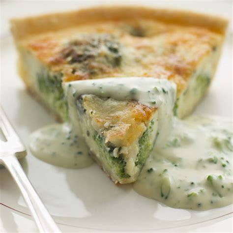 image quiche brocolis et bleu d’auvergne
