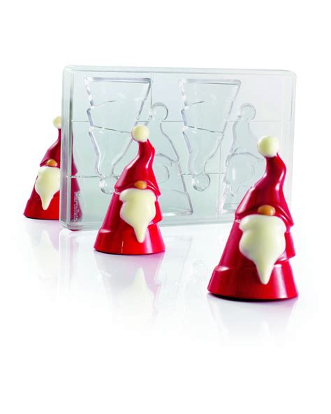 Moule à chocolat de Noël en forme de Père Noël
