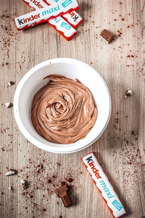 ganache montée Kinder Maxi présentation