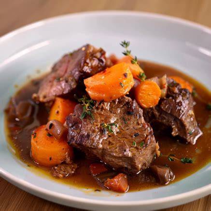 image plat boeuf braise carottes navets