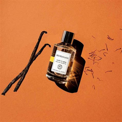 Illustration: schéma olfactif Vanille Safran Berdoues