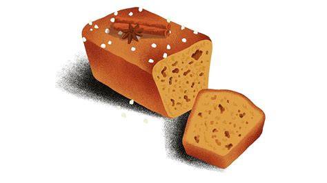 pain d'épices muffins nappés (illustration de pains d'épices individuels)