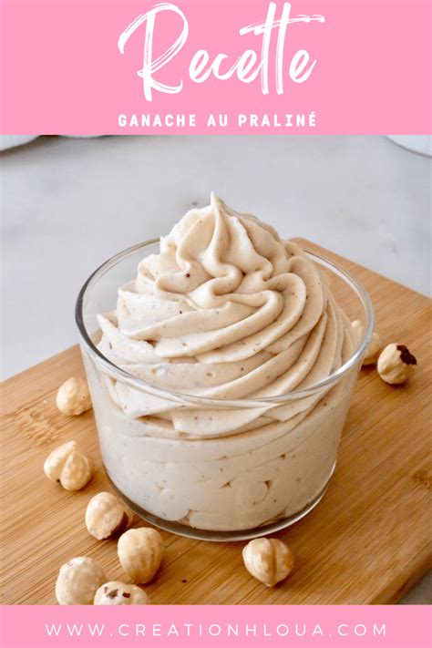illustration ganache montée praliné