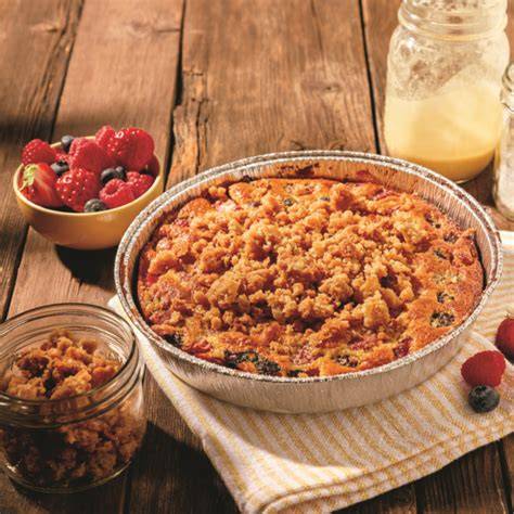 schéma cuisson crumble fruits et crumble