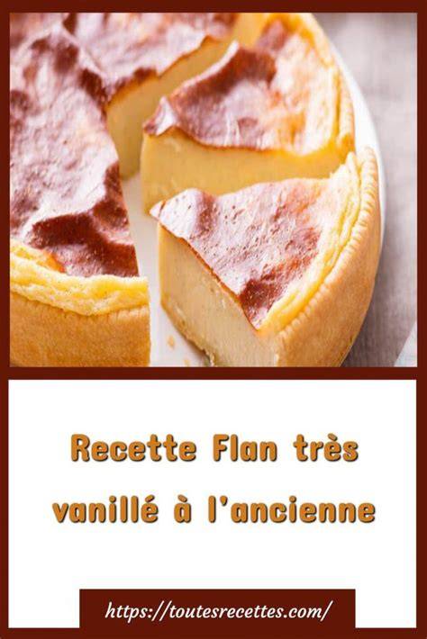 dessert infographie étapes du flan vanille