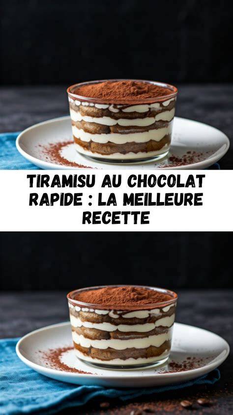 rapide aperçu alternatives tiramisu