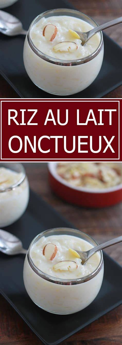 schéma texture riz au lait onctueux