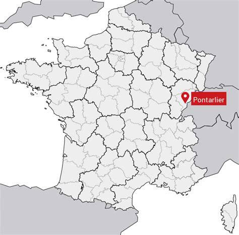 carte localisation laboratoire Pontarlier
