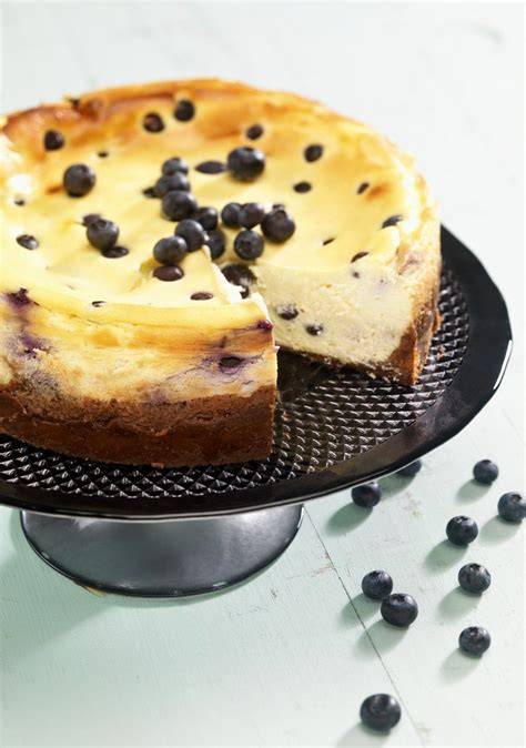 général cheesecake aux myrtilles et speculoos