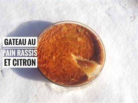 Illustration d’un flan au pain rassis prêt à cuire
