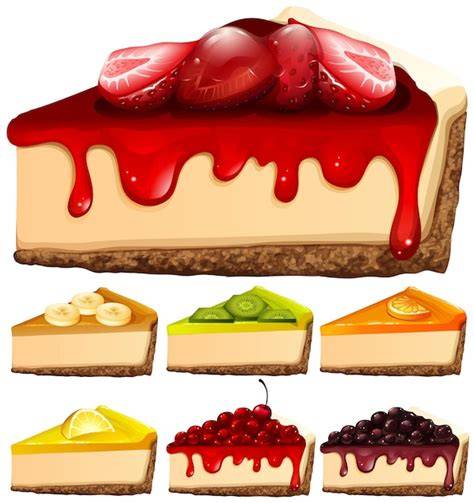Schéma des bases et garnitures de cheesecake