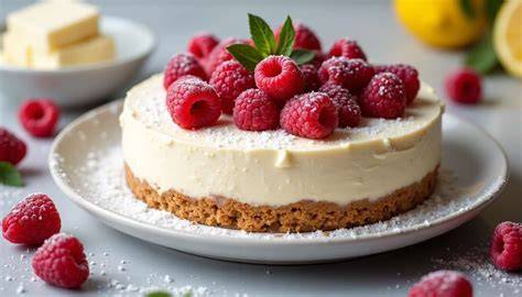 Schéma étape par étape de la cuisson d’un cheesecake