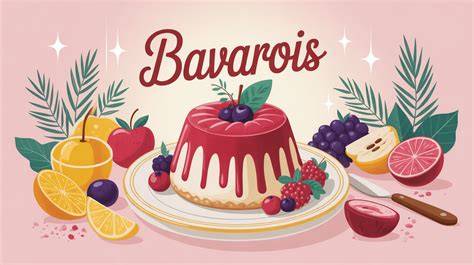 Illustration stabilisation bavarois avec gélatine