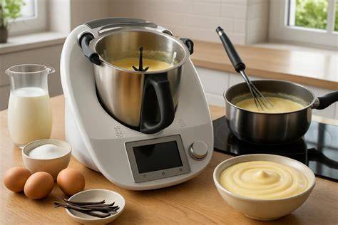 Schéma de progression des étapes Thermomix pour la crème veloutée