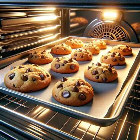 un four avec des muffins qui cuisent