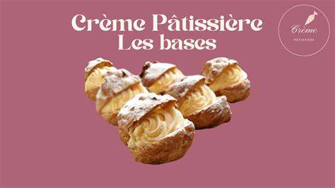 illustration de crème pâtissière et noix