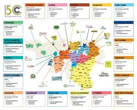carte des coopératives et terroirs de Pamplie
