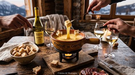 fondue comtoise préparation et ingrédients