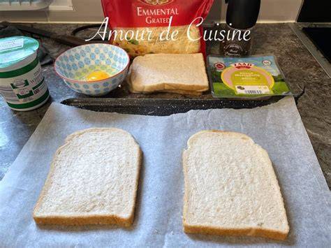 Infographie: comparaison béchamel vs creme fraiche dans croque-monsieur