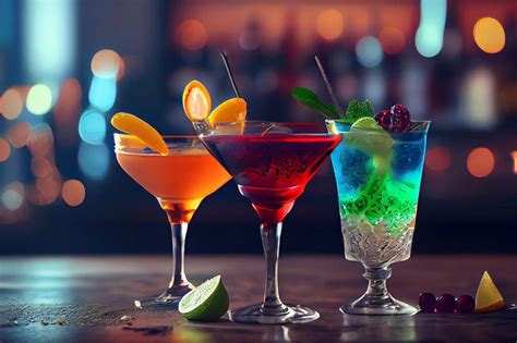 Verre à cocktail avec garniture de vanille et fruits