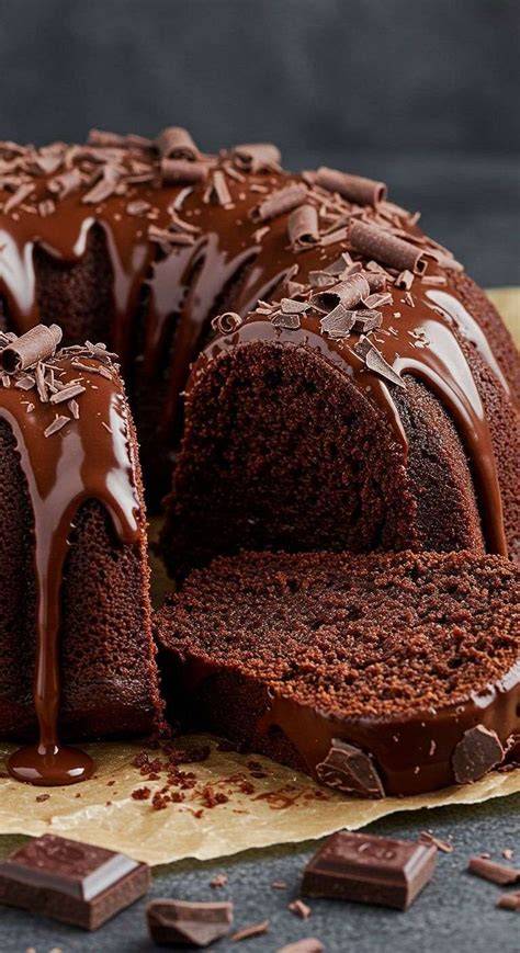 Présentation de moelleux décoré de copeaux de chocolat