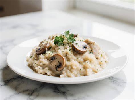 risotto champignons cookeo illustration