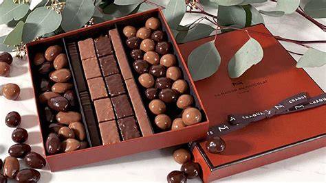 Gamme de chocolats et coffrets élégants Antibes