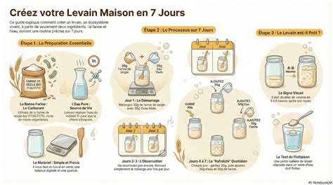 levain Kayser infographie étapes